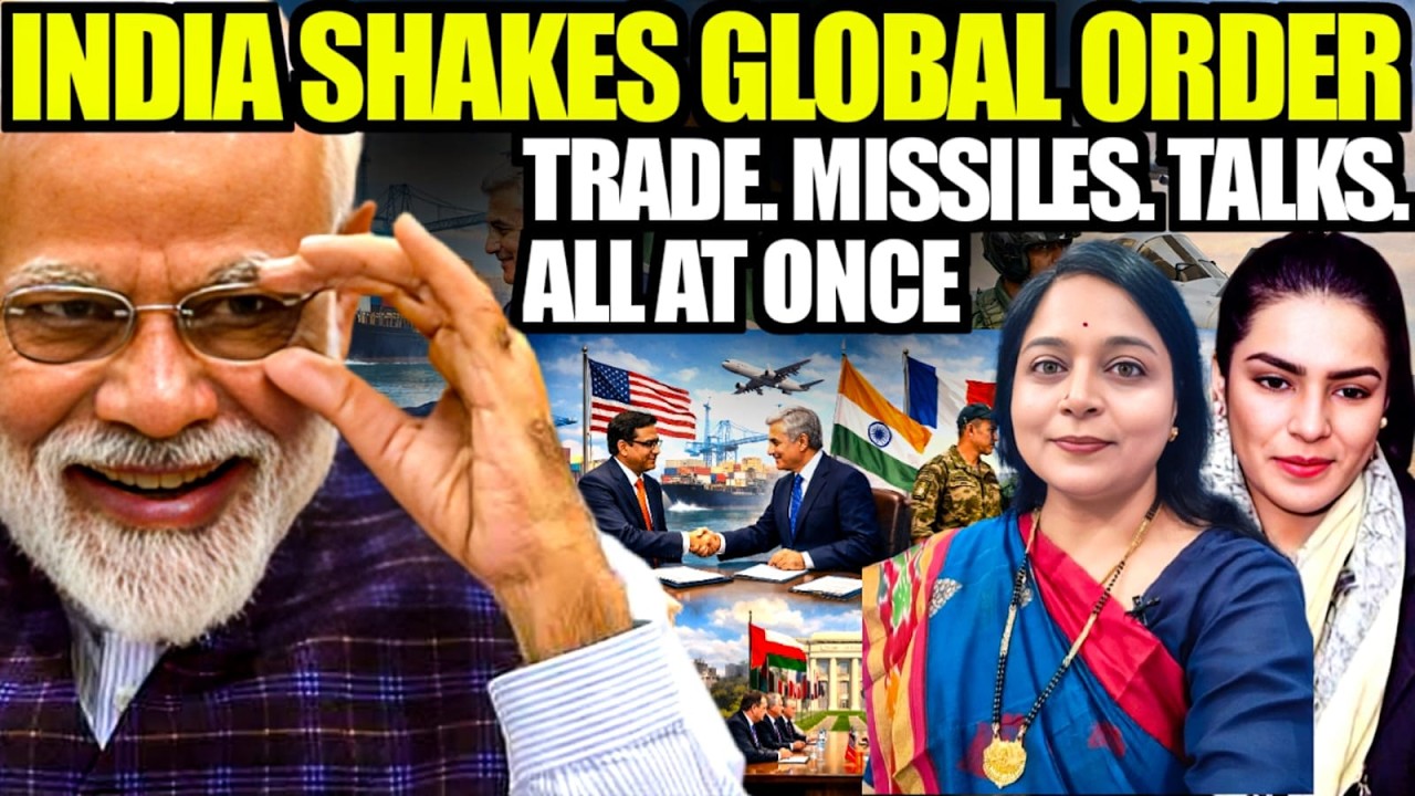 INDIA SHAKES GLOBAL ORDER | TRADE. MISSILES. TALKS. | ALL AT ONCE | Anshu Joshi | Amber Zaidi