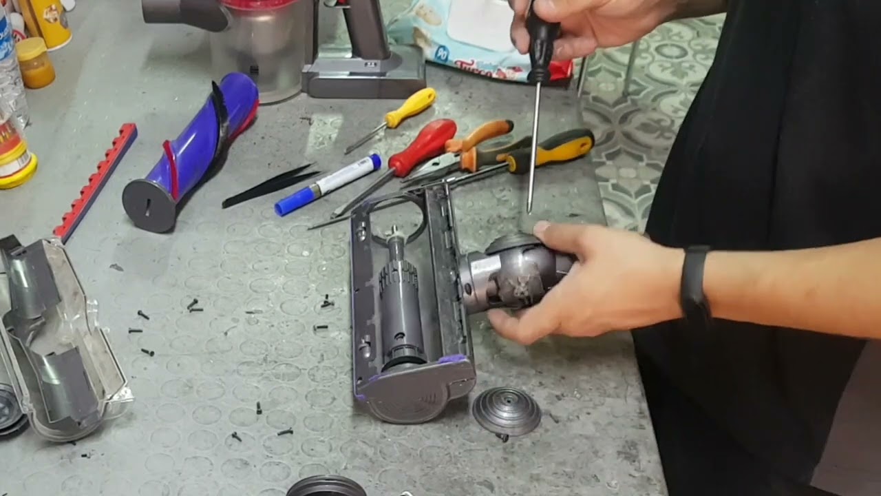 Dyson şarjlı süpürge başlığı tamiratı | sökümü