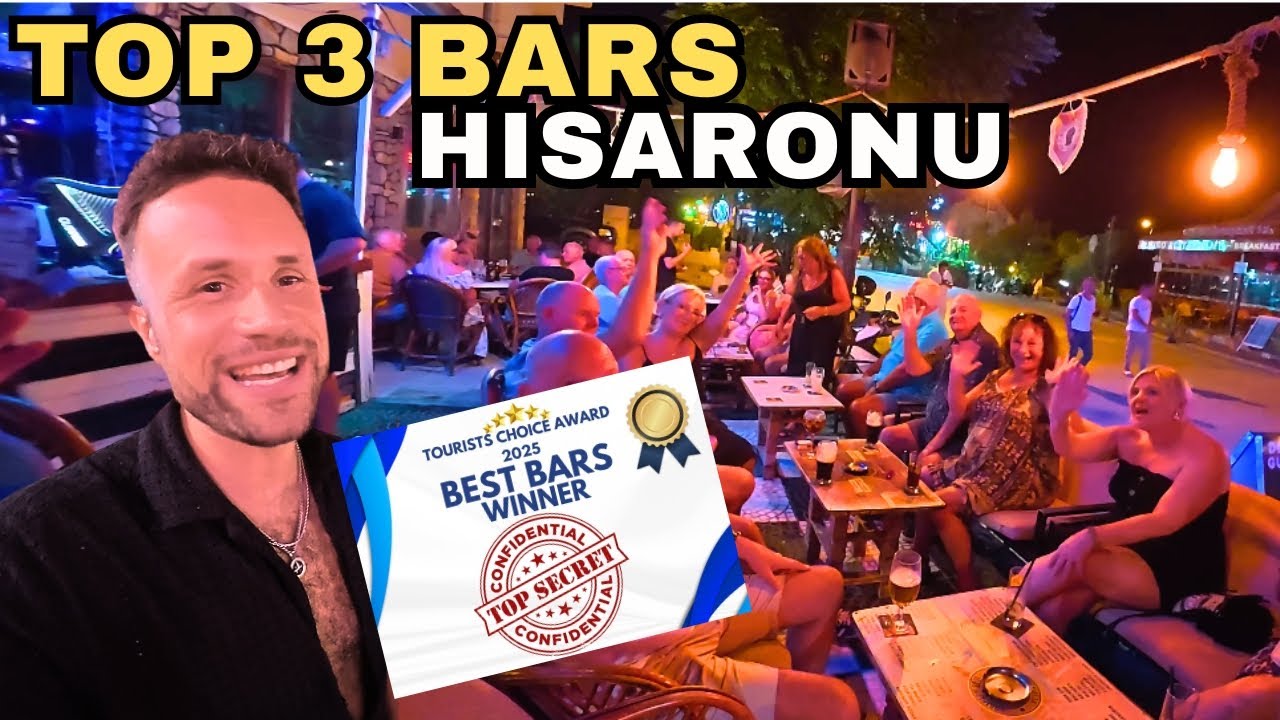 3 лучших бара Хисароню 🇹🇷 Выбор туристов 2025/26 🏆