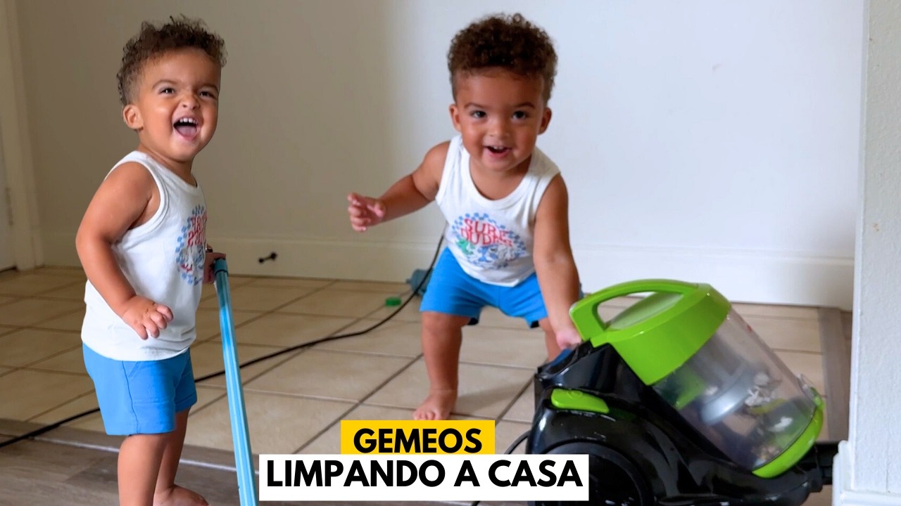 QUANDO OS GEMEOS TENTAM LIMPAR A CASA