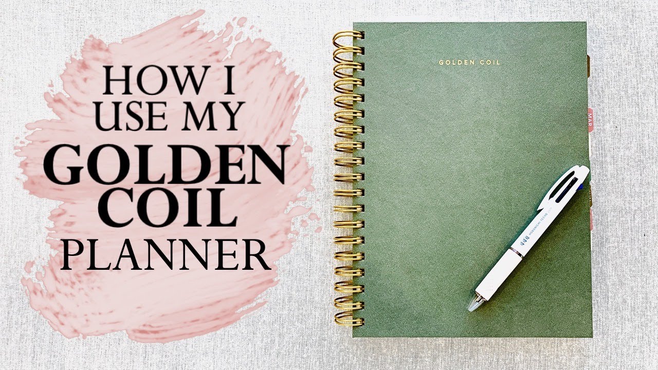 GOLDEN COIL PLANNER & HOW I USE a WEEKLY as my DAILY Planner!