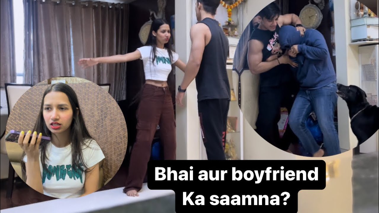 Bhai ne boyfriend k sath mujhe pakad liya || Bach gayi tu || prank on Aditya | Aarti vlogs |