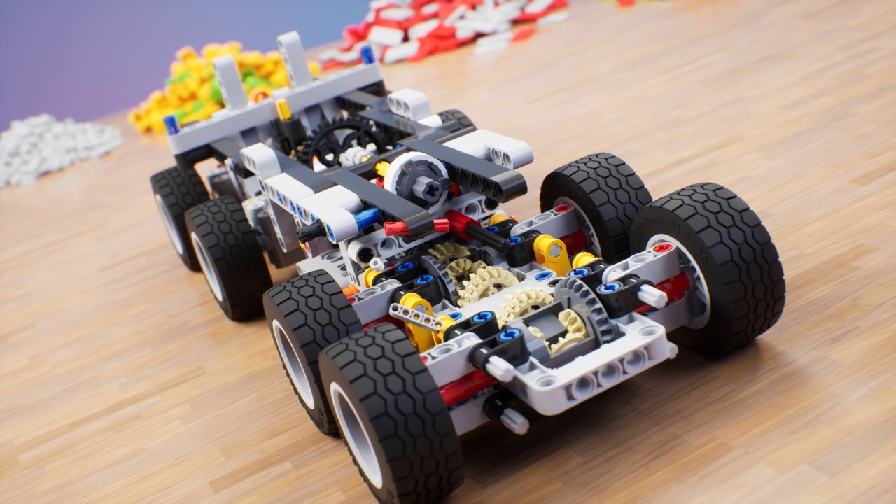 LEGO Technic Concrete Mixer Truck | Construction Time
