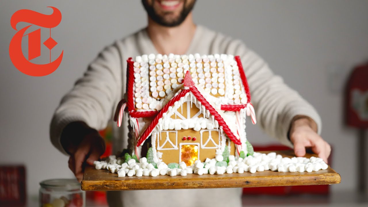 Pastry Chef Decorates a Store-bought Gingerbread House Kit | NYT Cooking