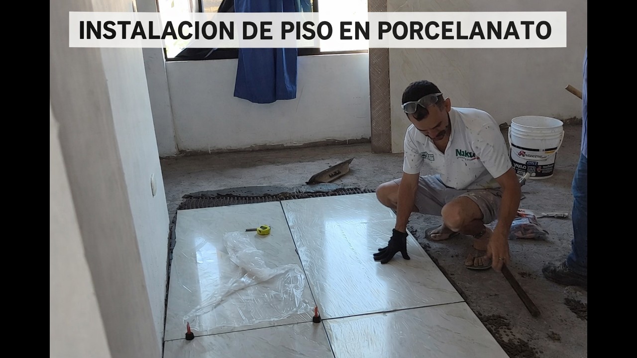 Instalación de piso de porcelanato para principiantes