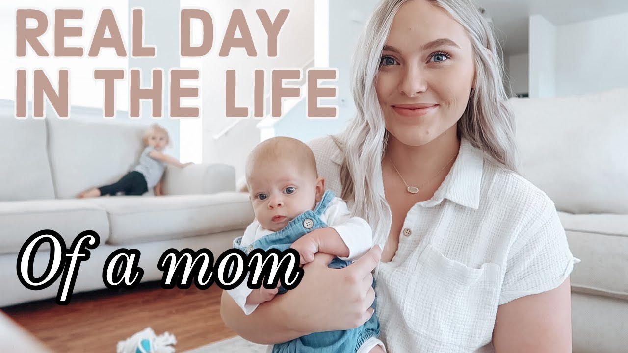 DAY IN THE LIFE WITH A NEWBORN + TODDLER | Autumn Auman