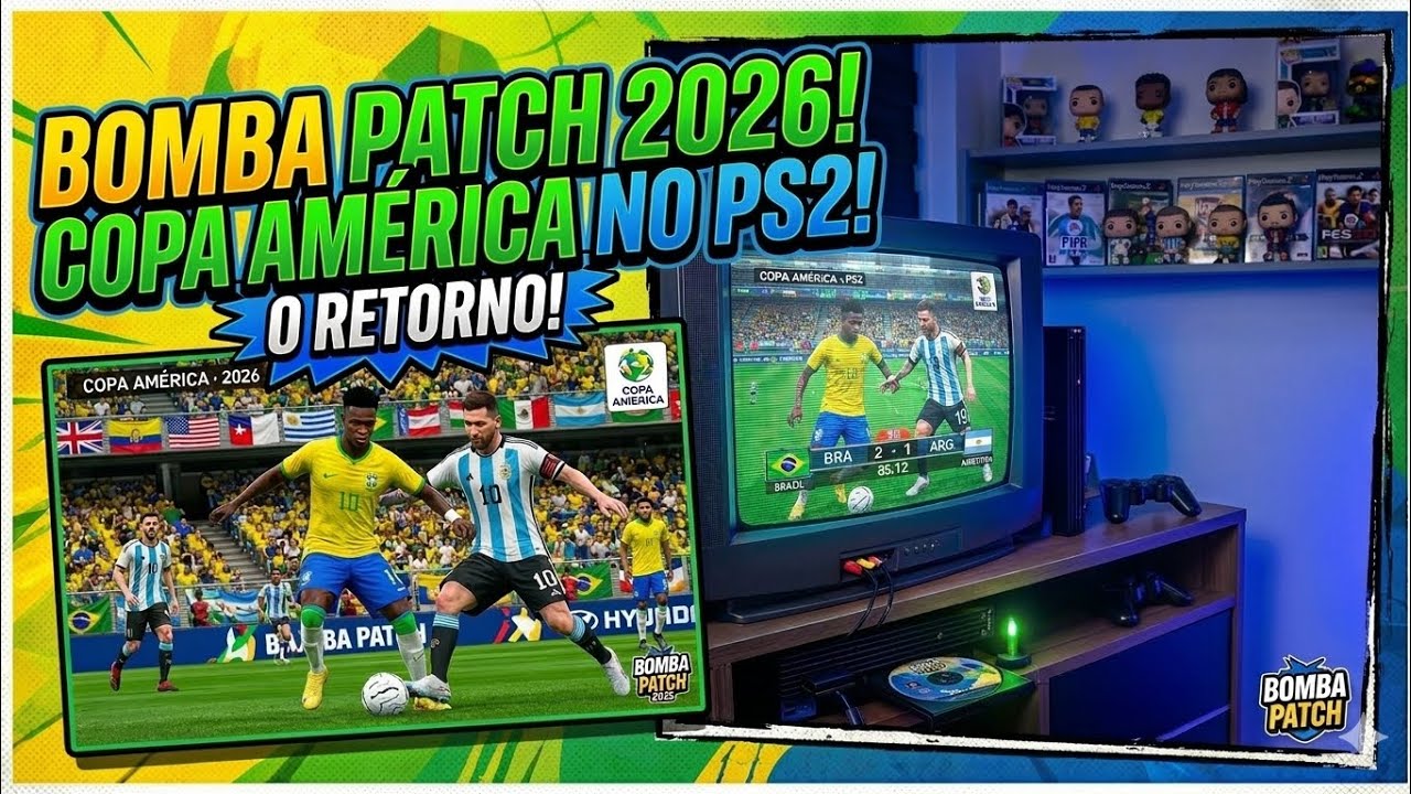 Copa America BOMBA PACTH 2026 direto do Ps2
