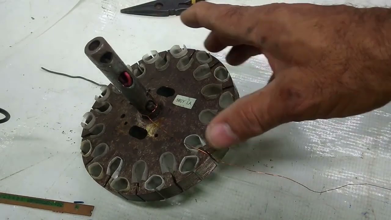 Como Rebobinar un abanico o ventilador de Techo