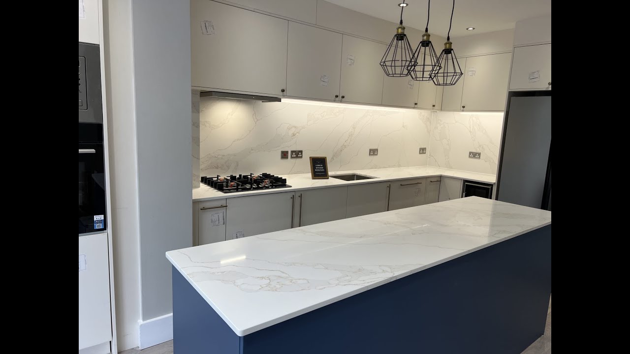 Calacatta Luna Quartz | Premium Marble Effect Quartz Worktops in London