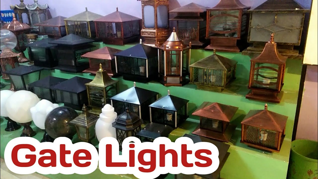 Gate light design | gate pillar light | gate lamp
