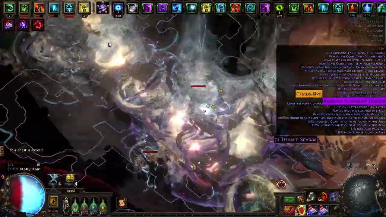 Herald Stack Penance Brand Elementalist - T17 (25% Deli - Scarab Strat w/ Risk)
