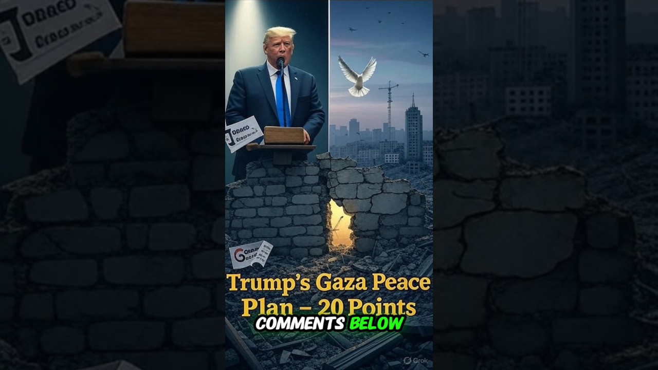 Trump 's Controversial Gaza Peace Proposal |20 Points Summary#Trump #Gaza #PeacePlan#IsraelPalestine