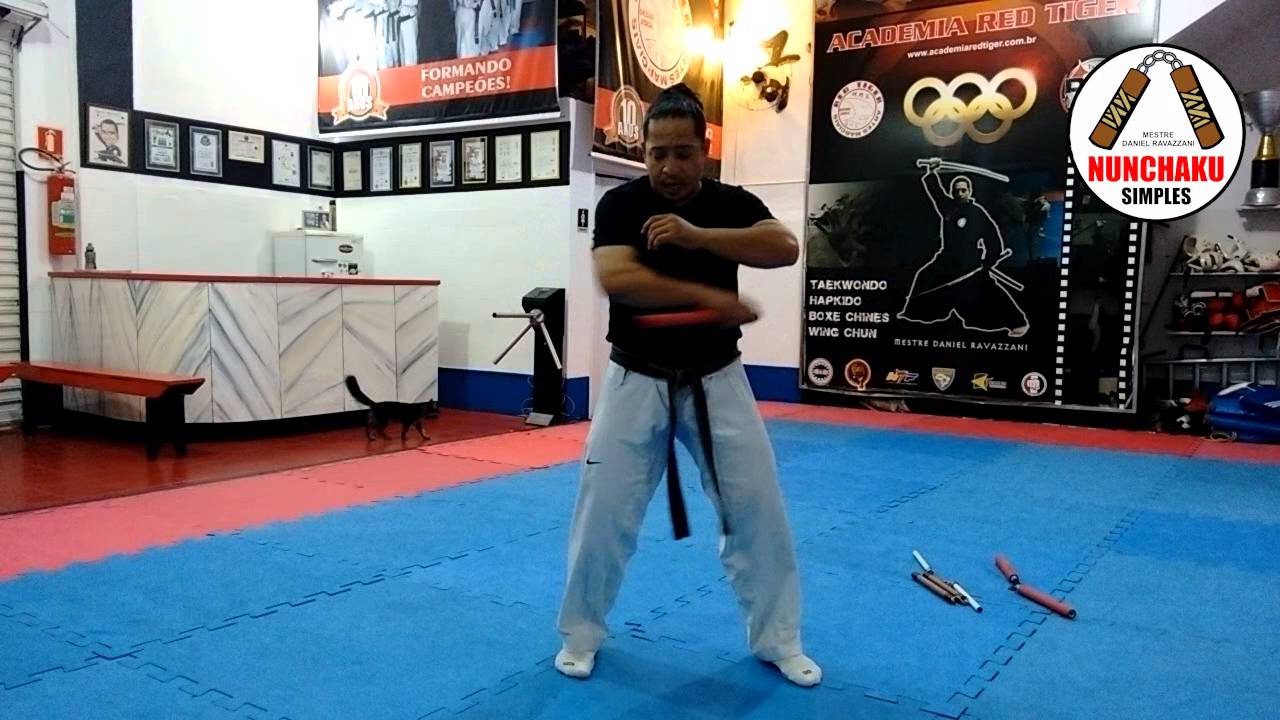 Nunchaku Simples - Aula FAIL (Mestre Daniel Ravazzani)