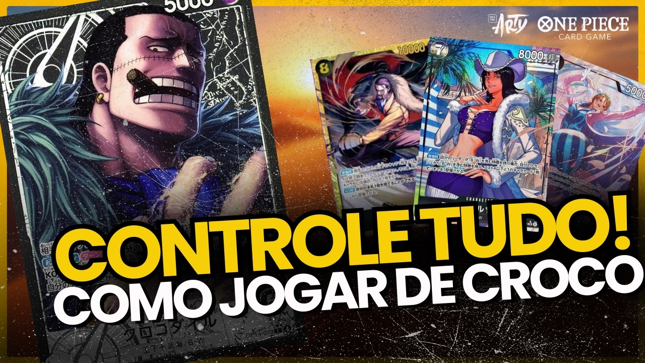 ⌛MECÂNICA ÚNICA! Guia de Crocodile(B): Como Jogar com o Senhor das Areias (OP14+EB03)