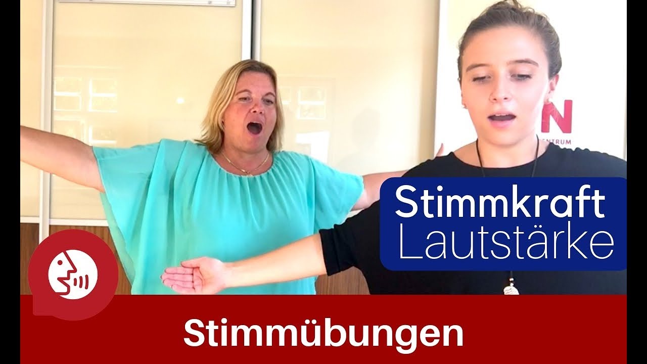 Stimmtraining - Stimmübungen für Stimmkraft und Lautstärke