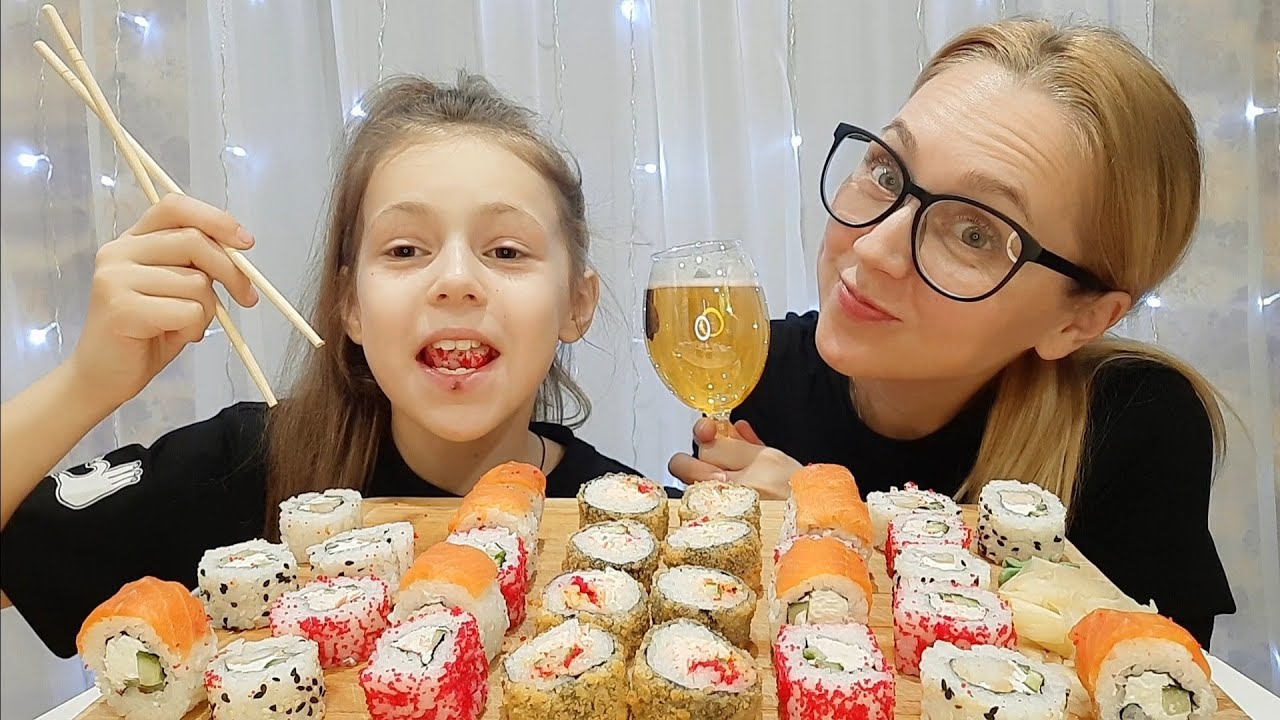 Роллы 🍣Роллы/Sushi🍣/Мукбанг/Не знаю как начать и войти в коллею...🤔