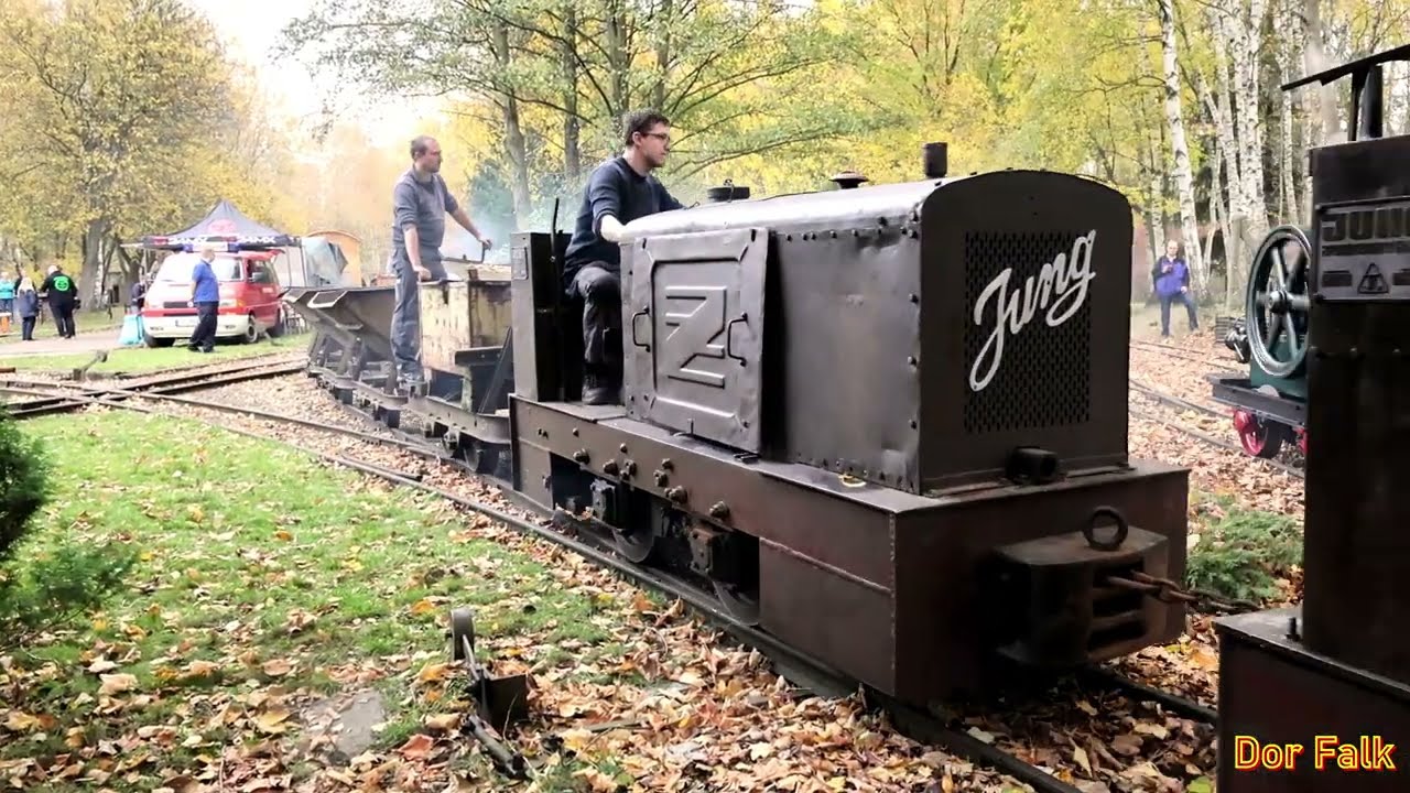 Jung EL110 & Jung ZL114 beim Feldbahn & Nutzfahrzeugtreffen im SEM Chemnitz 2025