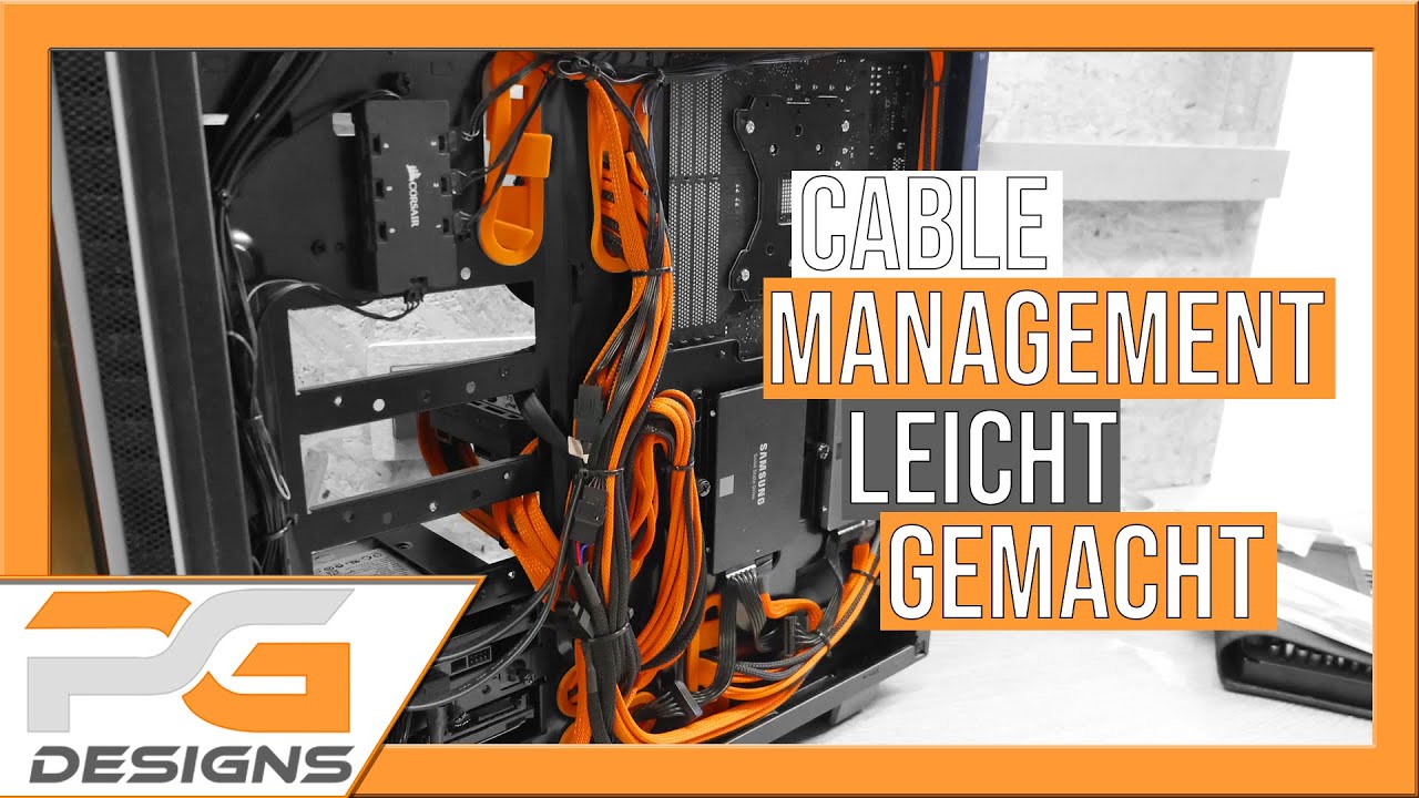 PC Zusammenbauen - Kabelmanagement / Cable Management