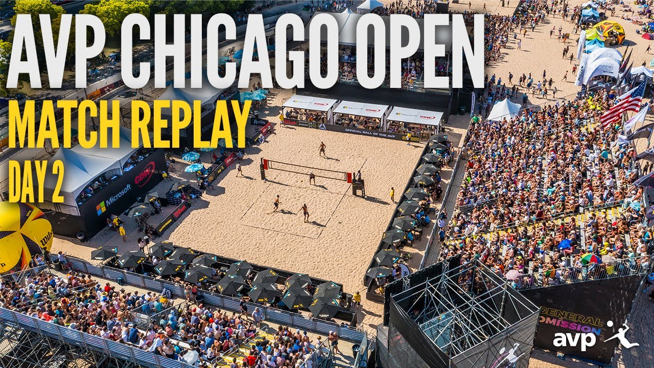 Bourne/Wilcox vs Ta.Crabb/Sander | 2024 AVP Chicago Open | Saturday | Court 1