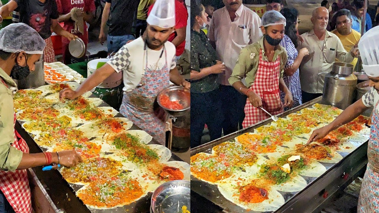 Most Wanted Dosa of Gujarat😱😱 ड़ोसे के लिए ऐसी दीवानगी आपने कहीं नही देखी होगी😳😳 Indian Street Food