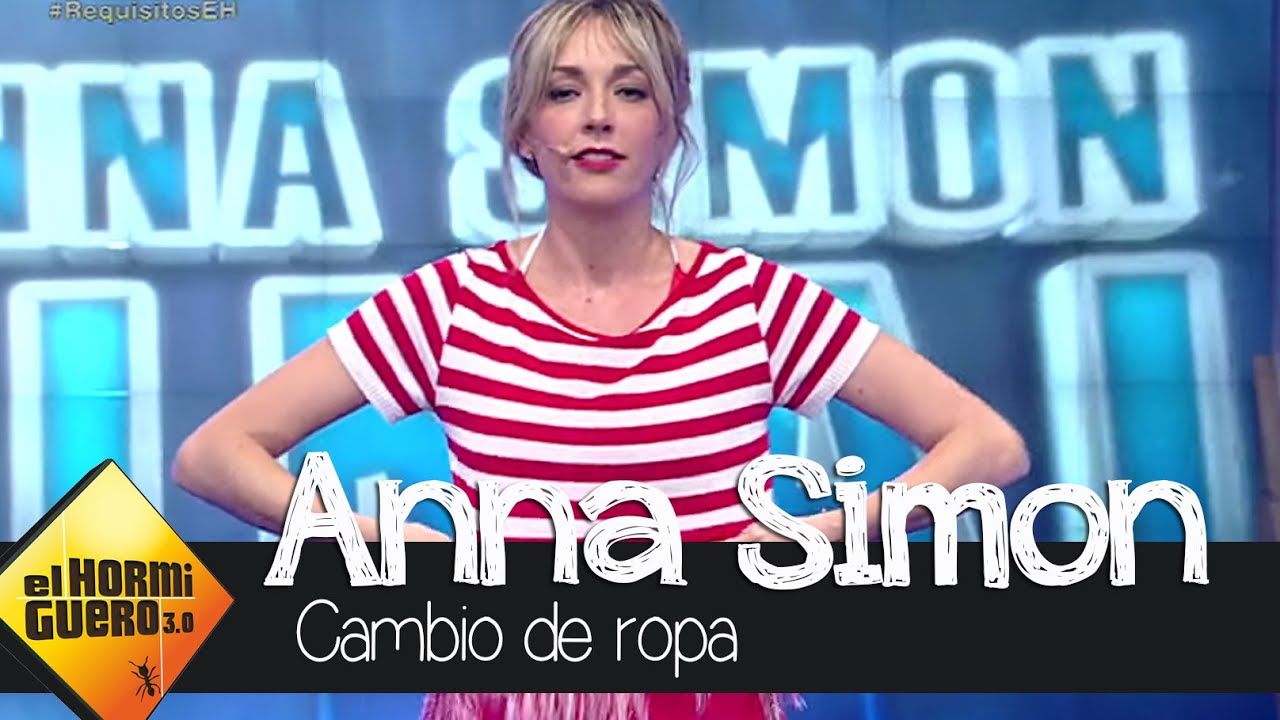 Anna Simón se quita la ropa en 'El Hormiguero'