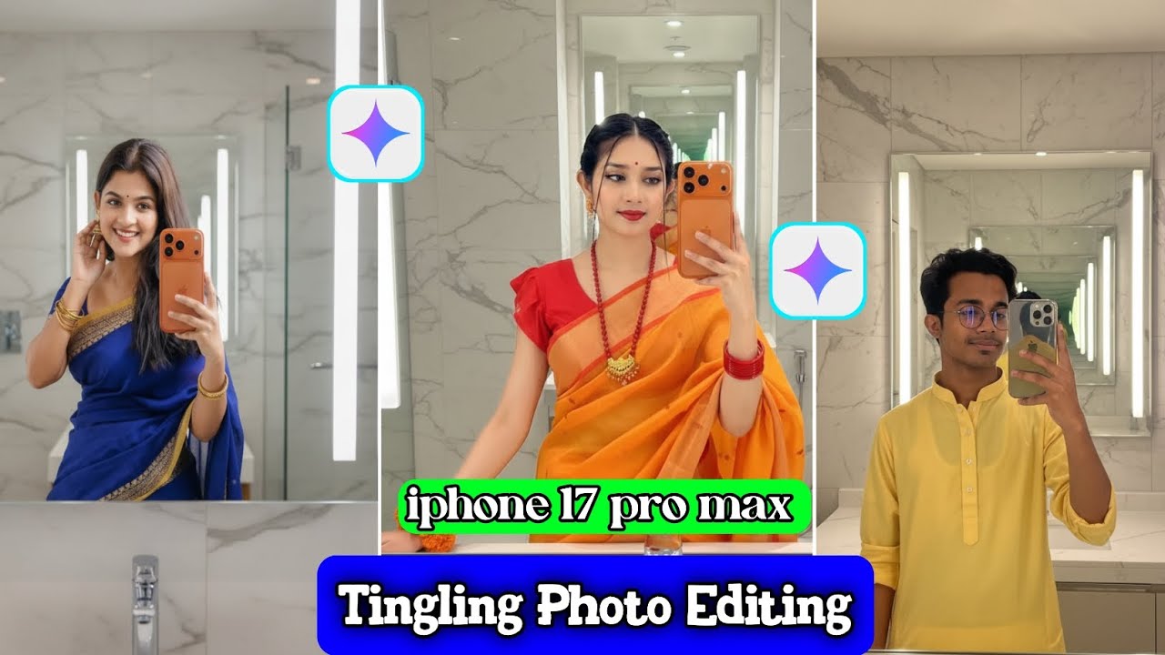 Gimini দিয়ে Iphone 17 Pro ফটো এডিটিং। Gimini Ai Iphone 17 Pro Mex Photo Editing 😲#khan_vai_official