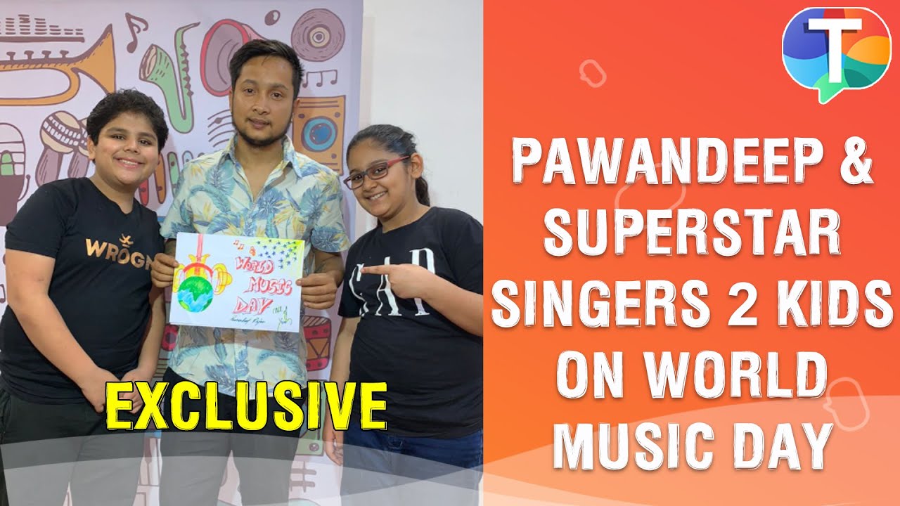 Pawandeep Rajan and Superstar Singer 2 kids make cards for fans on World Music Day