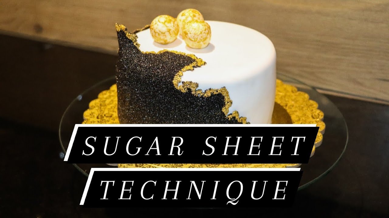 SUGAR SHEET TECHNIQUE - quick and easy tutorial