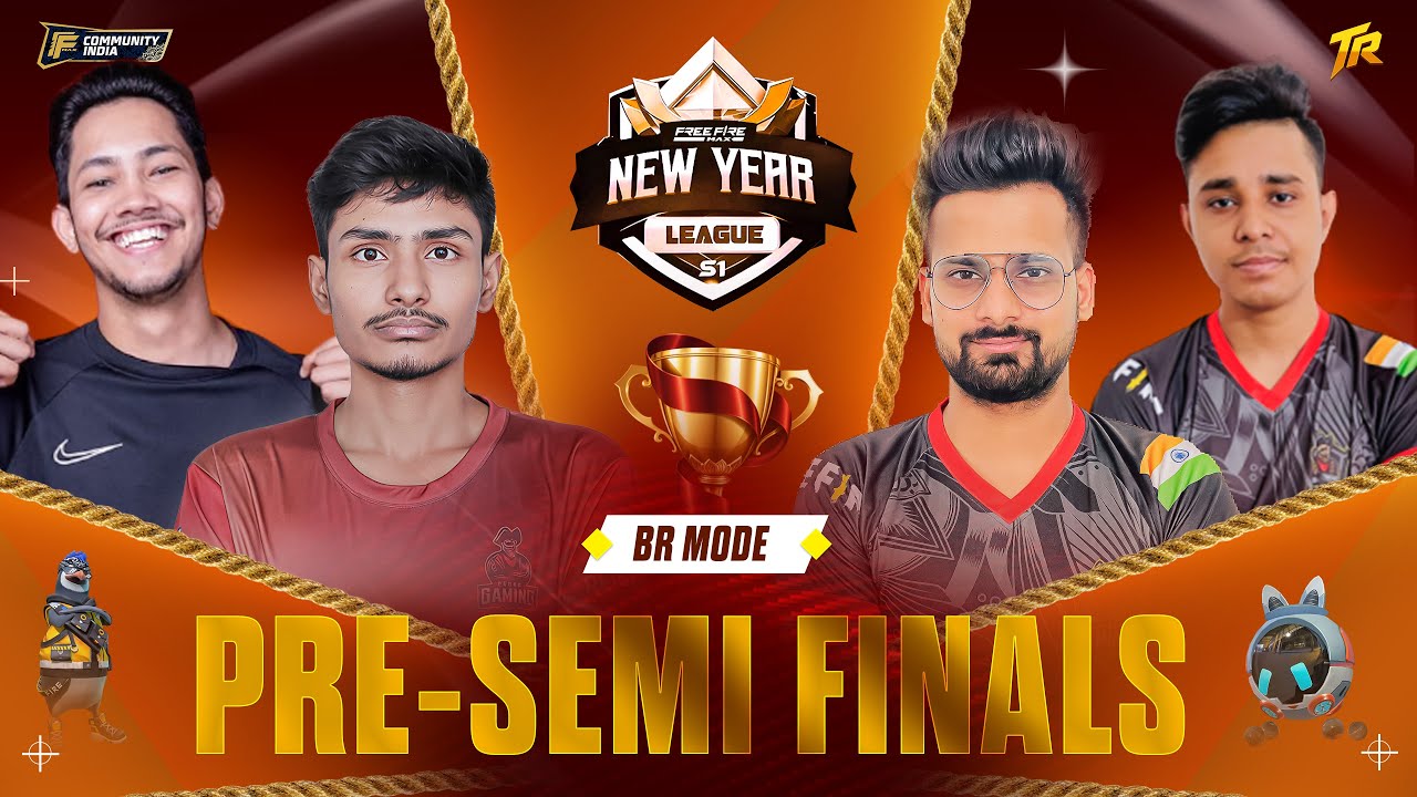NEW YEAR LEAGUE PRE SEMI FINALS GROUP 3 | 25K PP | TEAM RUSHER ESPORTS