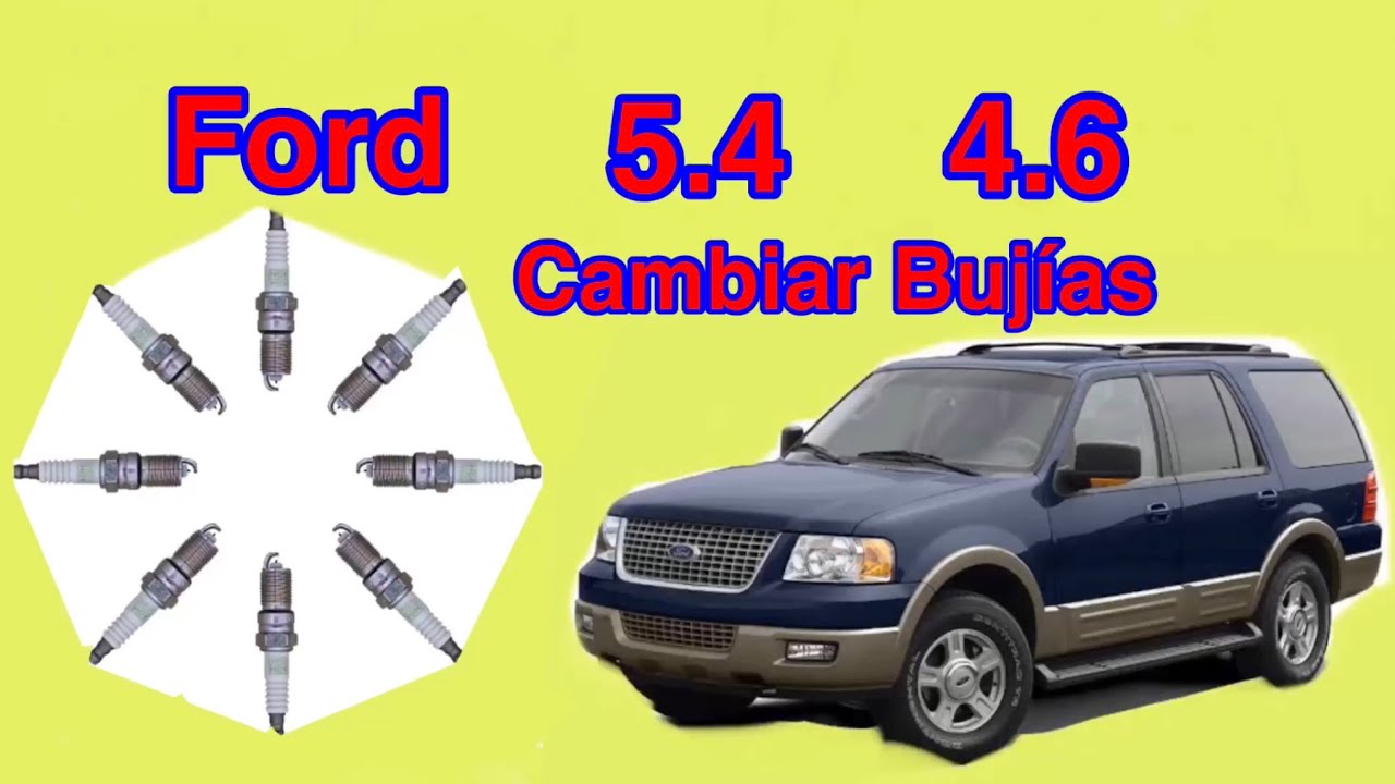Ford Expedition 4.6 y 5.4 Cambio de Bujias Inyectores