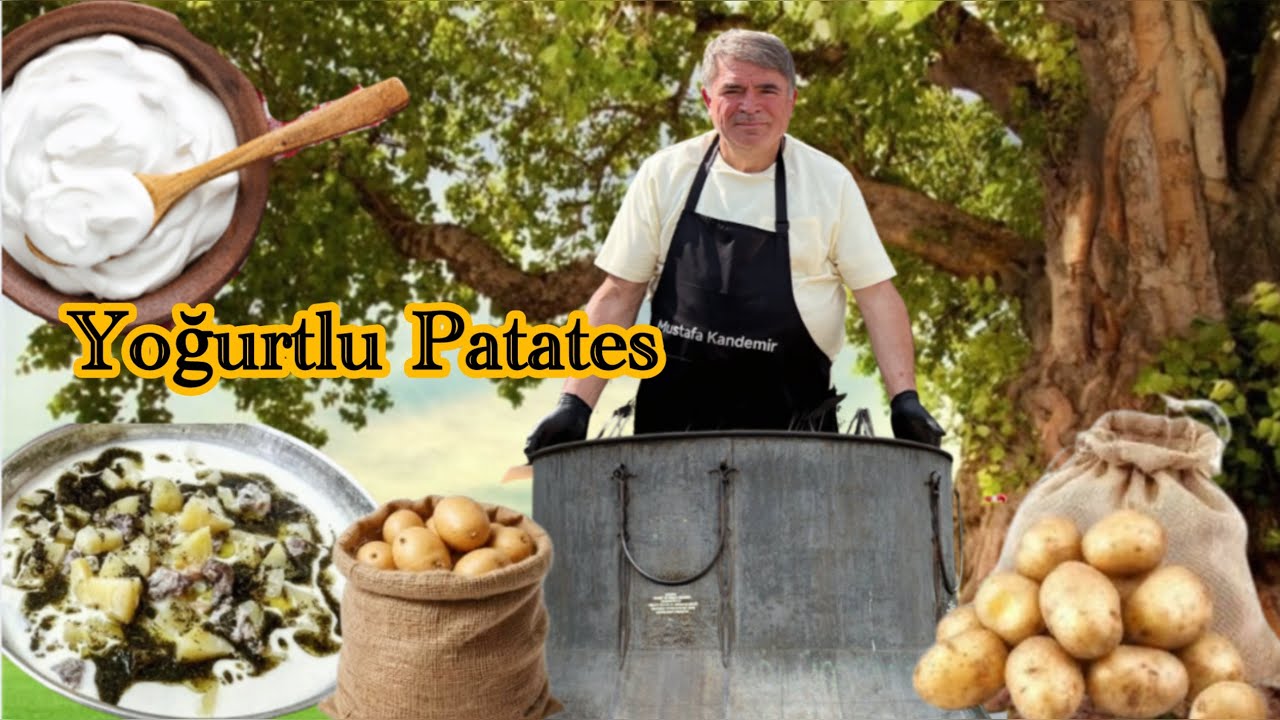 Bahçemde Yoğurtlu Patates Pişirdim