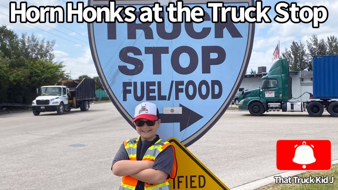 Horn Honking From Semi Trucks , Big Rigs and Garbage Trucks for Spring Break