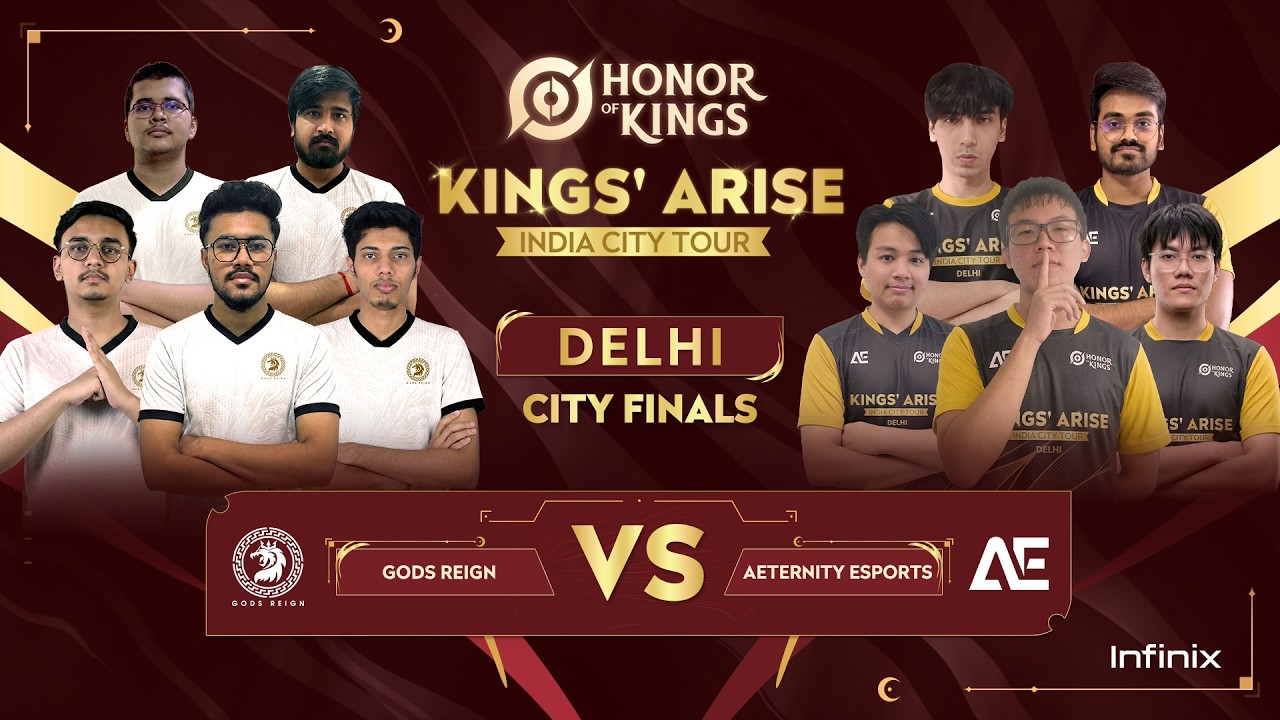 KINGS' Arise: India City Tour : @GodsReignIN vs Aeternity Esports (BO7) Delhi Finals