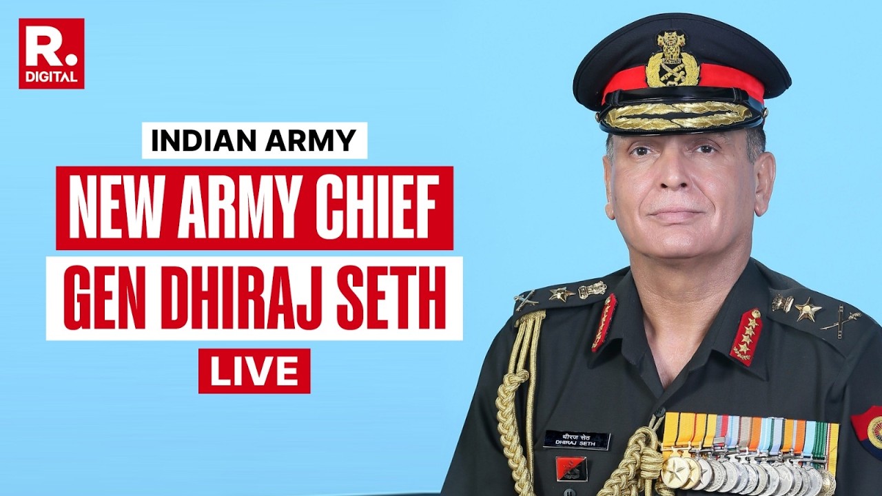 LIVE: Army Chief Gen Dhiraj Seth's First Address After Taking Charge | Indian Army