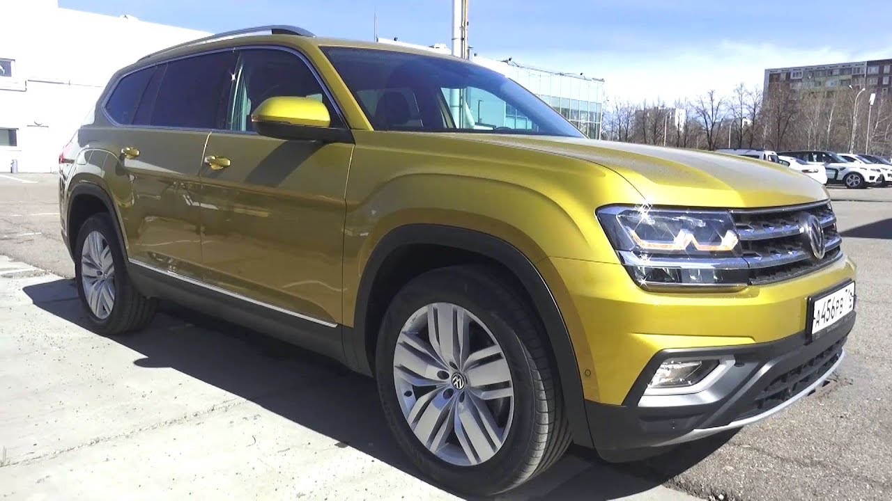 2018 Volkswagen Teramont (Atlas). Обзор (интерьер, экстерьер, двигатель).