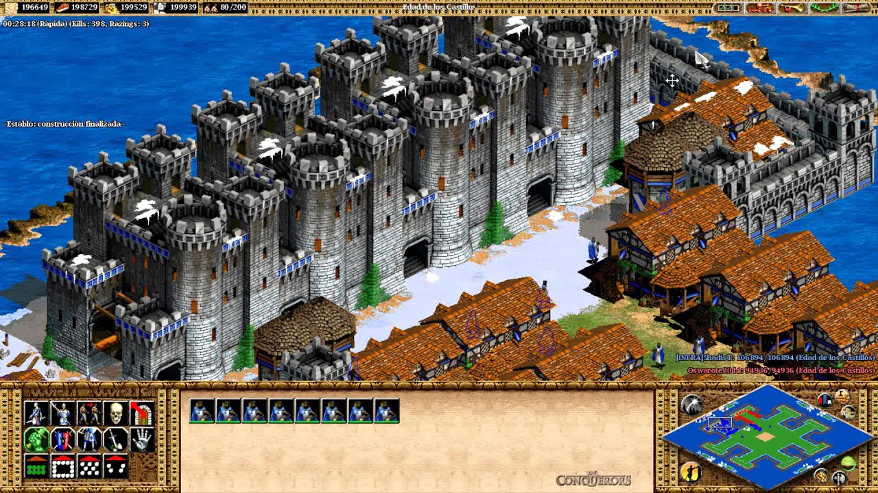 CBA v18 (TEUTON vs PERSA) AoE II THE CONQUEROS