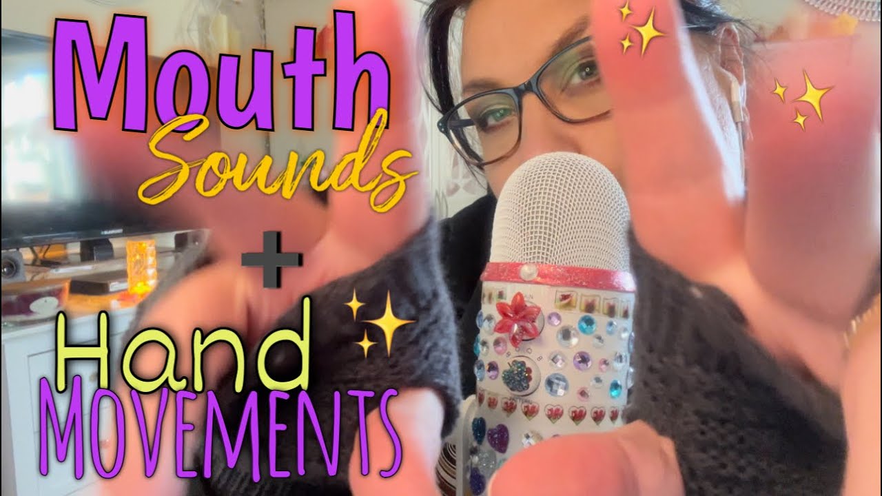 ASMR / Mouth Sounds 👄 With Hand Visuals 🖐🏽