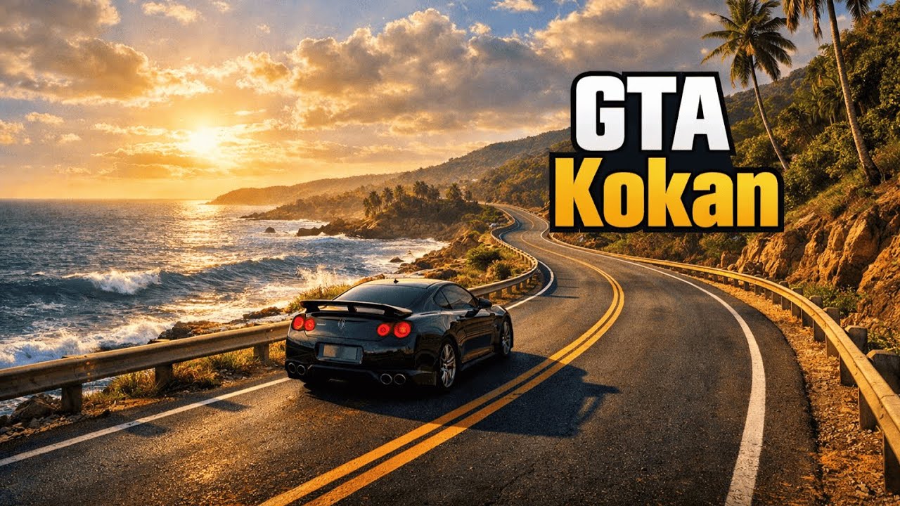 Just Driving… Then This View Appeared in GTA 5 😱 | scenic road trip in gta 5