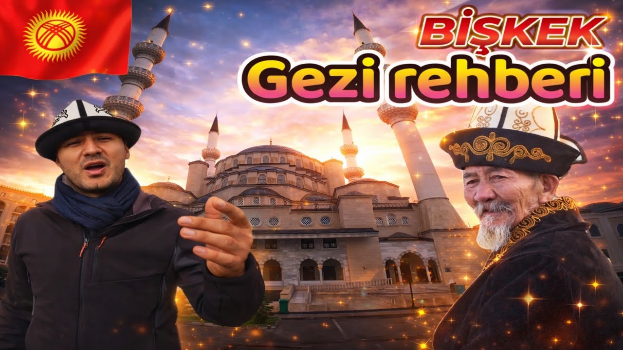 Kırgızistan - Bişkek turu. Merkez camii, Zafer meydanı ve Kırgız yemekleri...