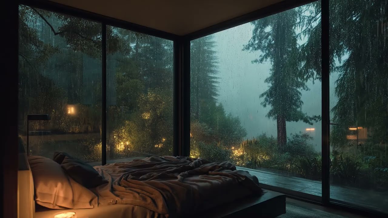 Relaxing Rainy Day Music for Stress Relief and Cozy Indoor Moments ☕🌧️