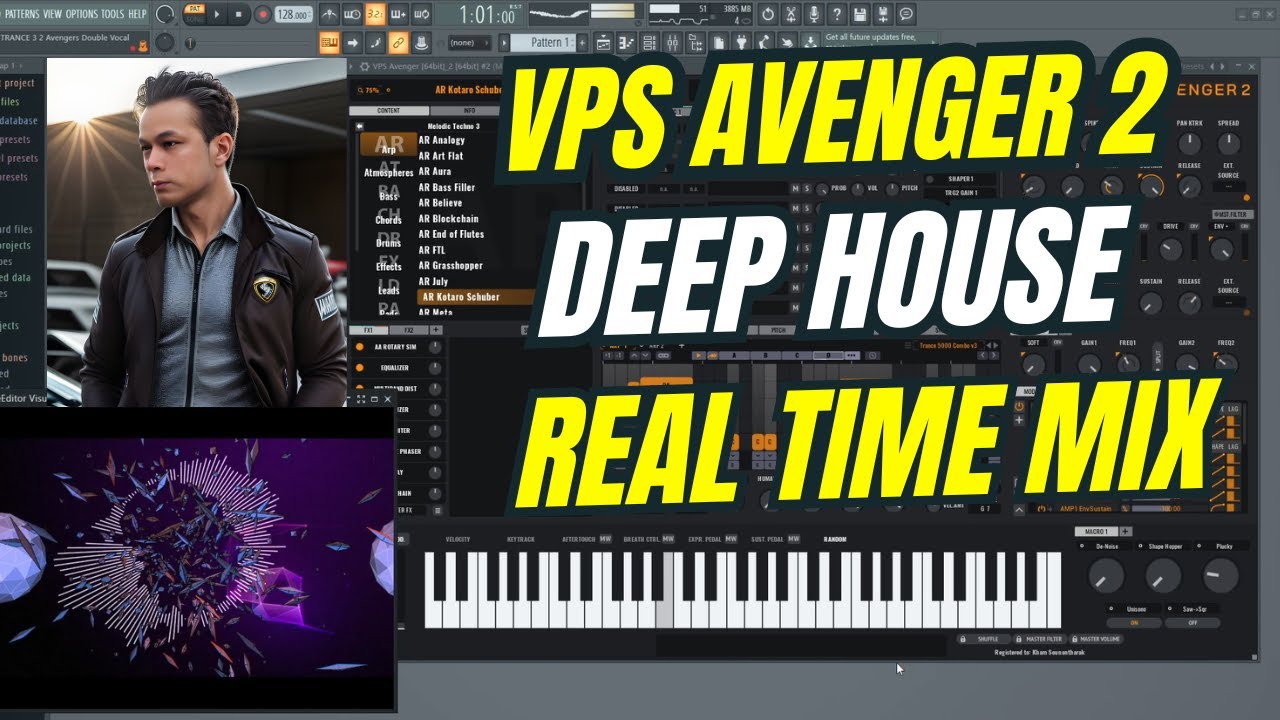 VPS AVENGER 2, Real Time Mix In FL Studio, Nice Deep House