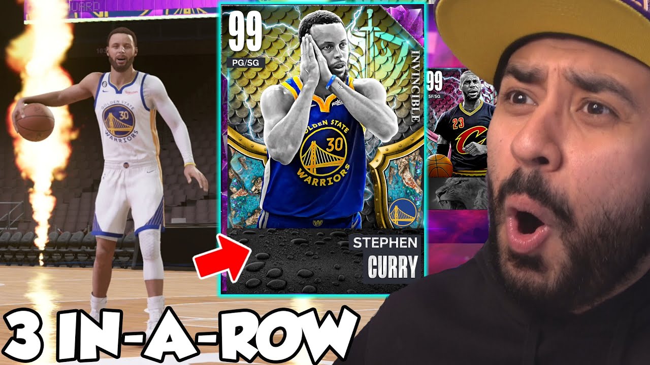 I Pulled Invincible Steph Curry and Multiple Invincible Pulls in the BEST Pack Opening of NBA 2K23