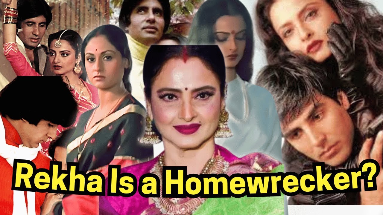 Rekha being UNHEALTHY and OBSESSIVE for Amitabh! Wrecking Homes...