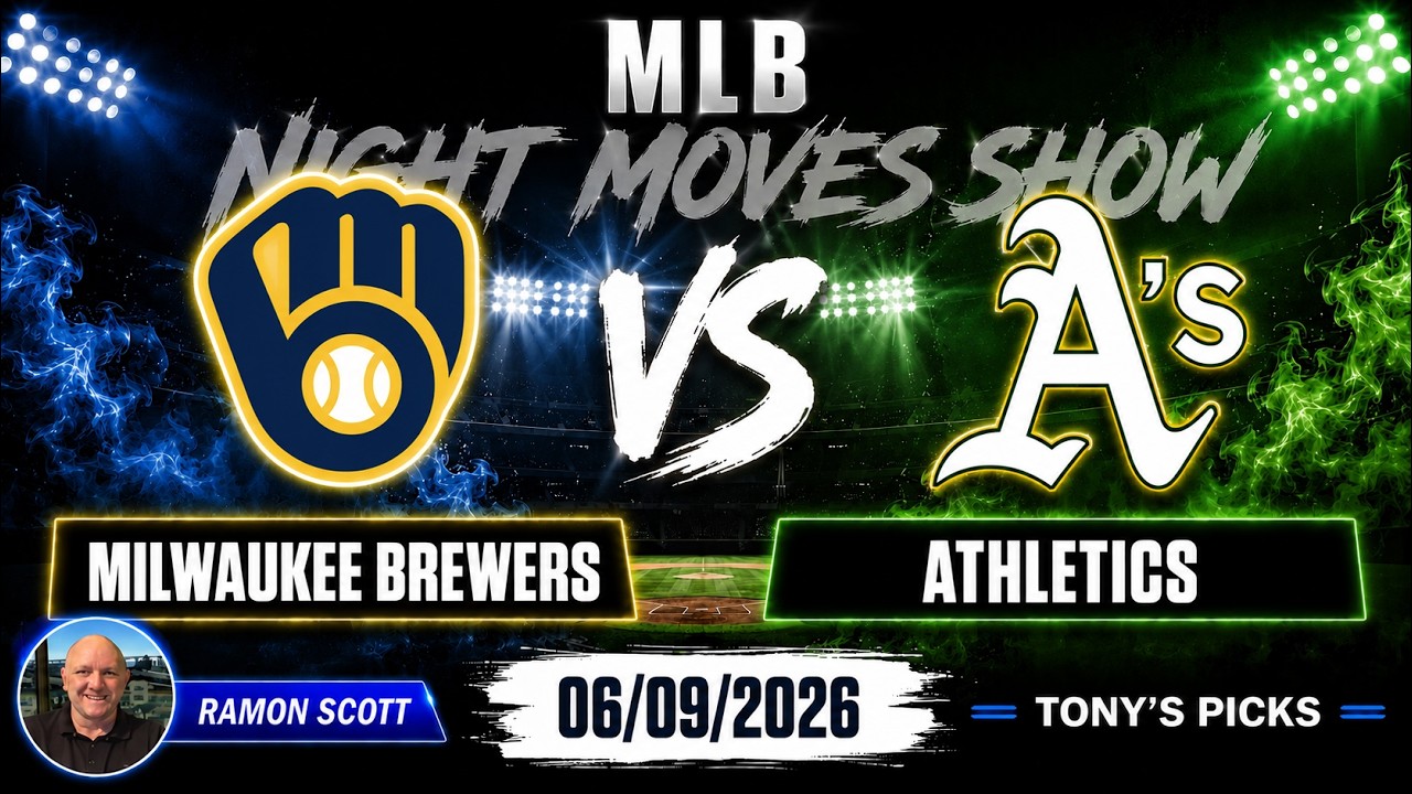 Brewers против Athletics: ставки и прогнозы на MLB, 09.06.26 | Шоу Night Moves