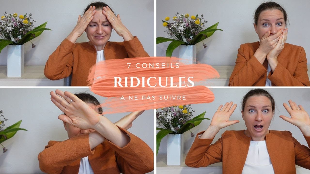 7 CONSEILS RIDICULES QUE NE SUIVENT PAS LES LADIES