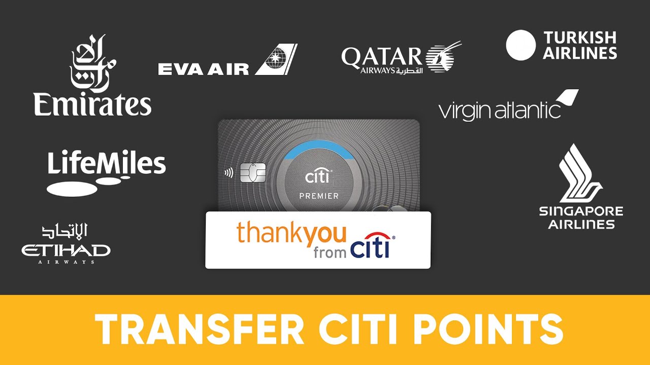 Как перевести баллы Citi ThankYou авиакомпаниям и отелям