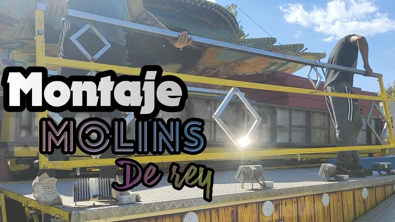 Montando en la feria de MOLINS DE REI | Reportaje documental