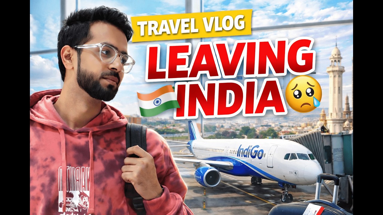 Finally Leaving India 😭 | Travel Vlog | Its Simply Afnan