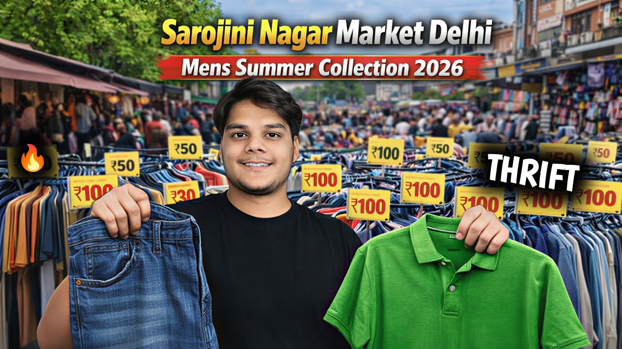 Sarojini nagar summer collection 😱 | Sarojini Nagar Market Delhi | for boys 2026