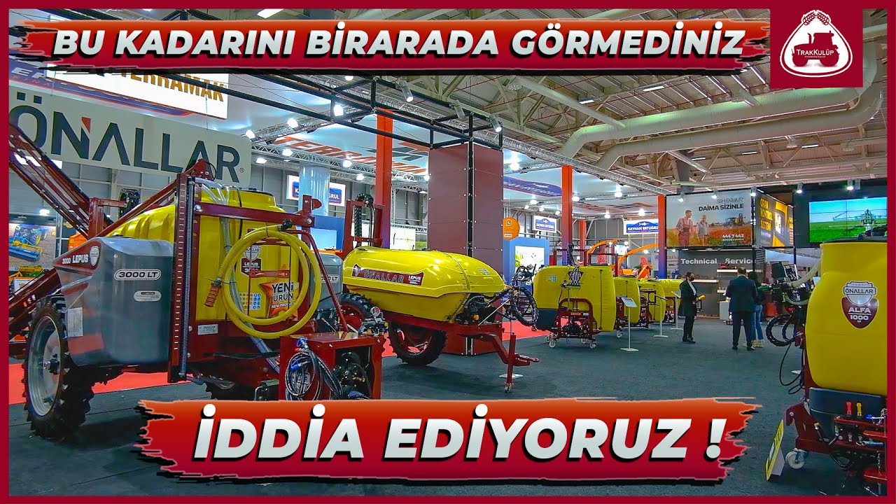 Bu Kadar İlaçlama Makinasını Bir Arada Görmediniz | Konya Tarım Fuarı 2022